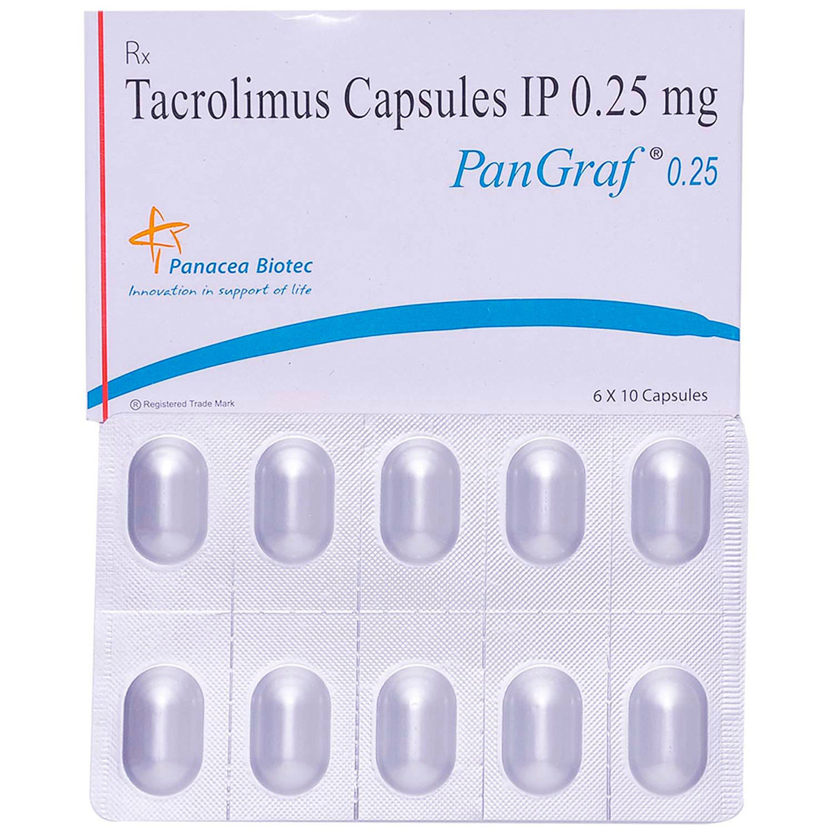 Pangraf 0.25 Capsule 10's, Pack of 10 CAPSULES Pangraf 0.25 Capsule 10's, Pack of 10 CAPSULES