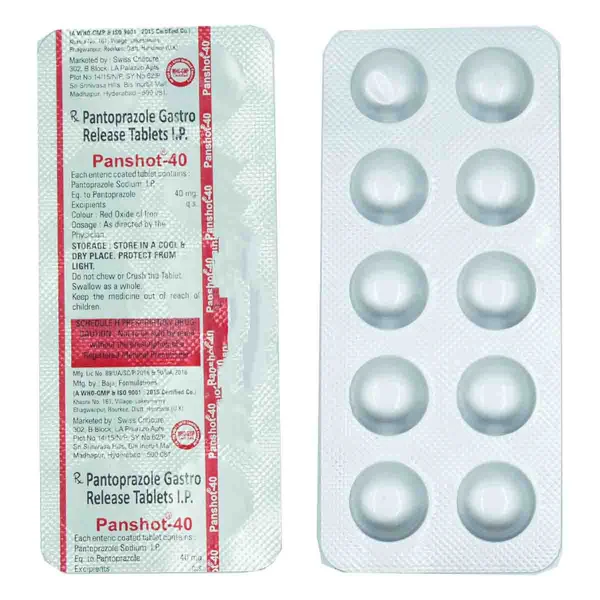 Panshot 40 mg Tablet 10's