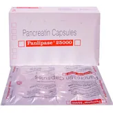 Panlipase 25000 Capsule 10's, Pack of 10 CAPSULES