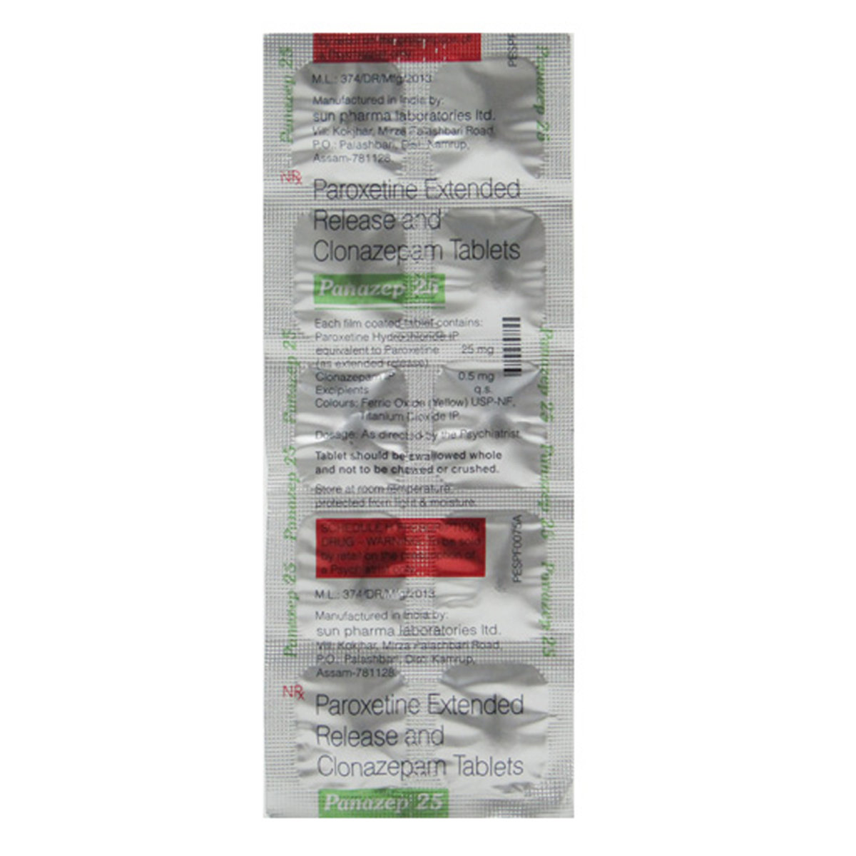 Panezep 25 mg Tablet 10's, Pack of 10 Panezep 25 mg Tablet 10's, Pack of 10