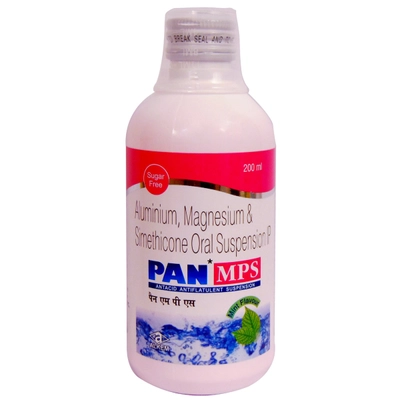 Pan MPS Mint SF Suspension 200 ml, Pack of 1 Syrup