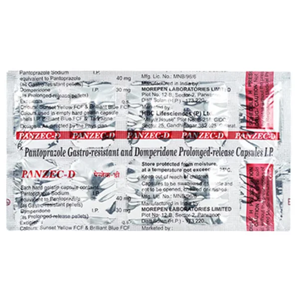 Panzec-D Capsule 10's