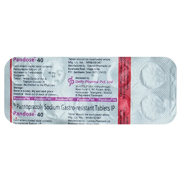 Pandose-40 Tablet 10's