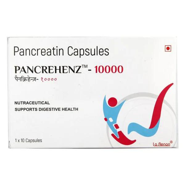 Pancrehenz-10000 Capsule 10's, Pack of 10 CAPSULES