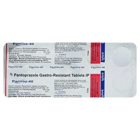 Panvoz-40 Tablet 10's