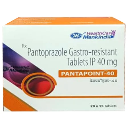 Pantapoint-40 Tablet 15's