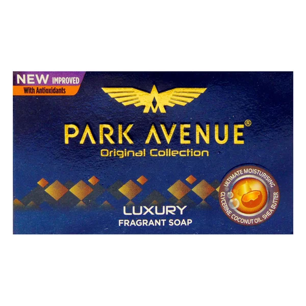 Park Avenue Luxury Fragrant Soap 125 gm | With Glyecrin, Coconut Oil &amp; Shea Butter | Moisturises &amp; Nourishes Skin | For Men, Pack of 1