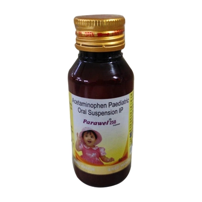 Parawel 250 mg Syrup 60 ml, Pack of 1 Syrup