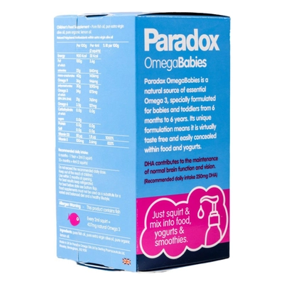 Paradox OmegaBabies Syrup 105 ml, Pack of 1