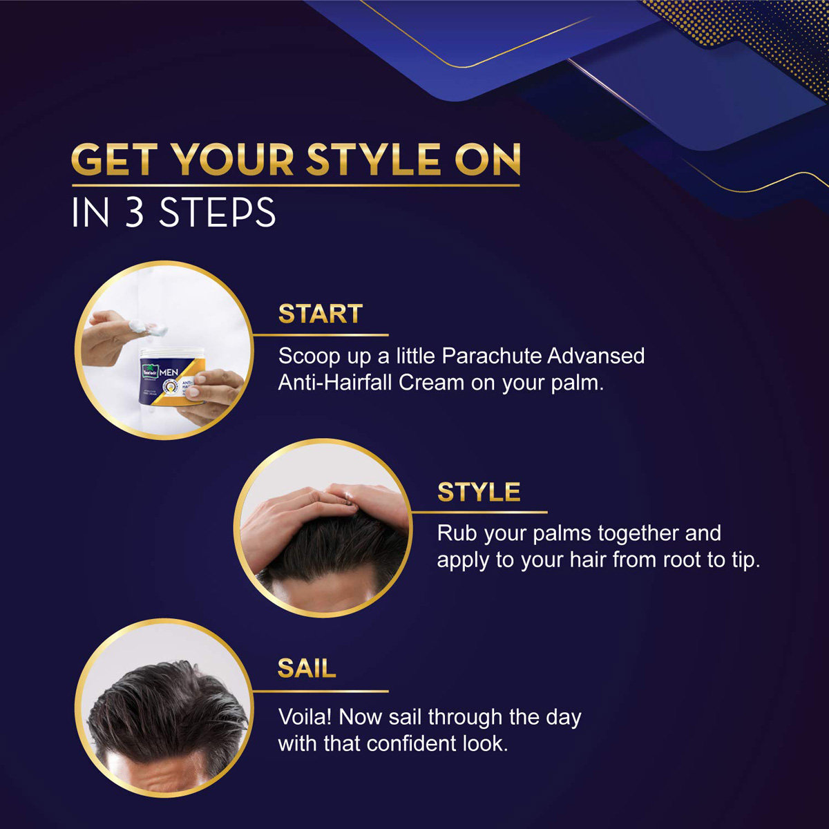 Parachute Advansed Men Anti-Hairfall Hair Cream, 100 gm, Pack of 1 Parachute Advansed Men Anti-Hairfall Hair Cream, 100 gm, Pack of 1