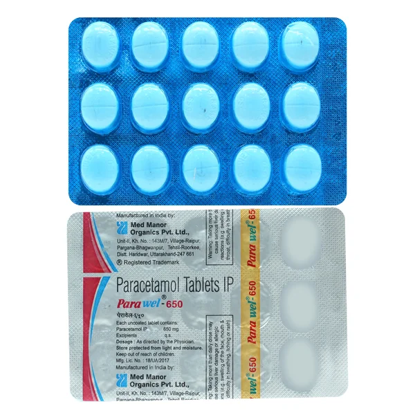 Parawel-650 mg Tablet 15's