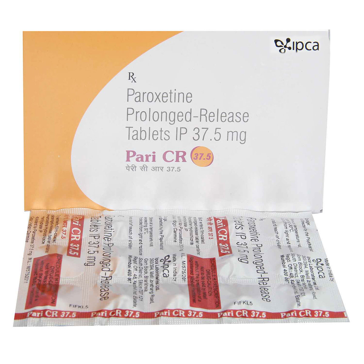Pari CR 37.5 Tablet 15's, Pack of 15 TABLETS Pari CR 37.5 Tablet 15's, Pack of 15 TABLETS