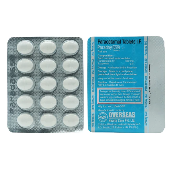 Paraday 650 mg Tablet 15's
