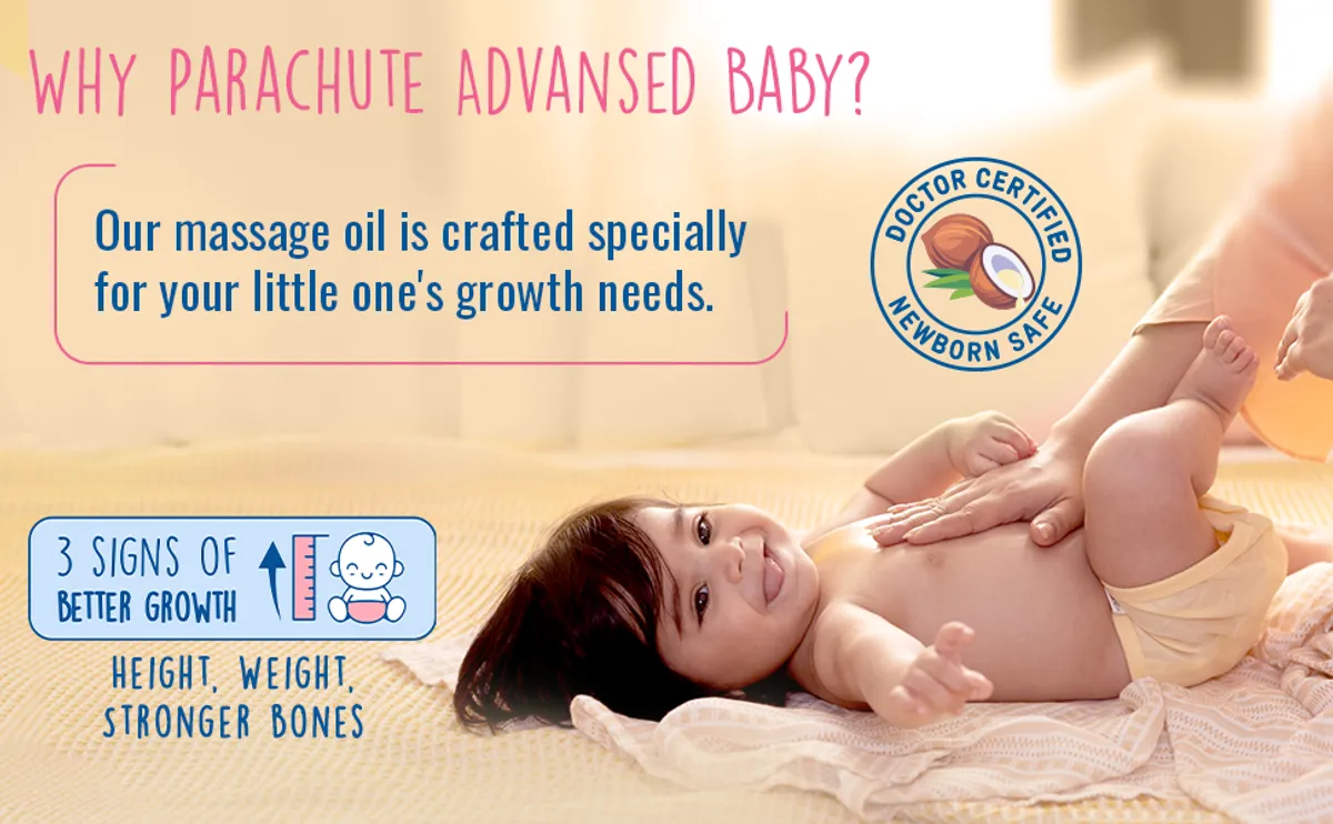 Parachute Baby Ke Liye Best Massage Oil फिगारो बेबी