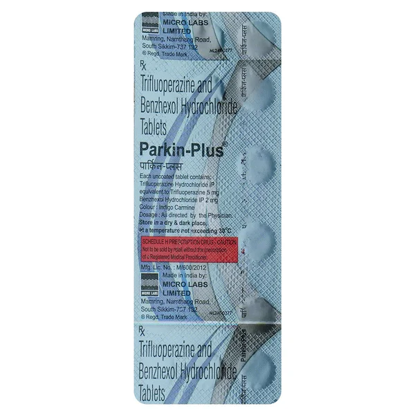 Parkin-Plus Tablet 15's, Pack of 15