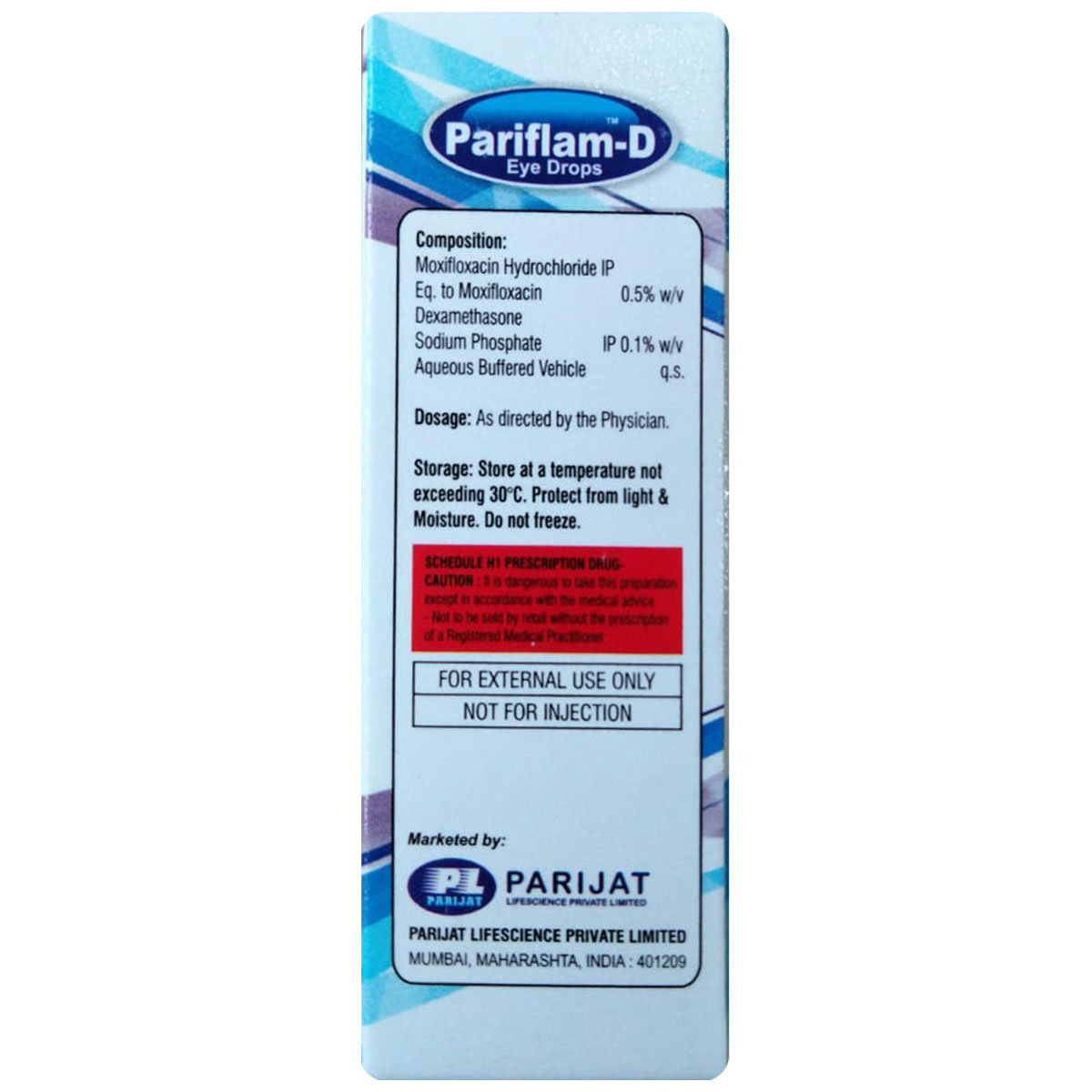 Pariflam-D Eye Drops 5 ml, Pack of 1 EYE DROPS Pariflam-D Eye Drops 5 ml, Pack of 1 EYE DROPS