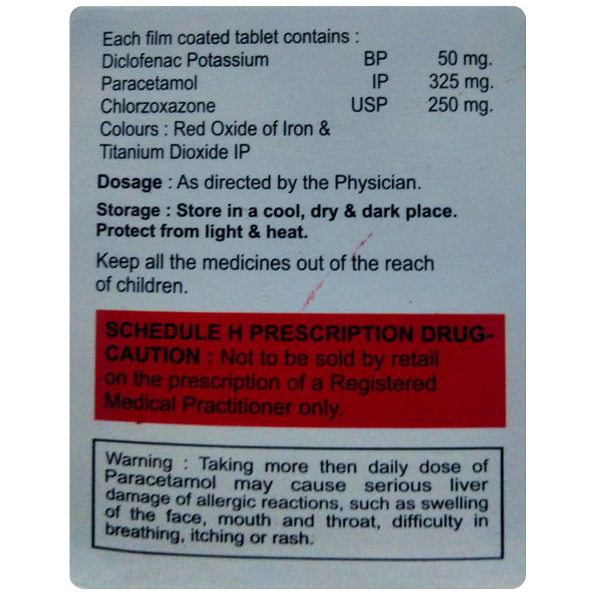 Paranic-MR Tablet 10's, Pack of 10 TABLETS Paranic-MR Tablet 10's, Pack of 10 TABLETS