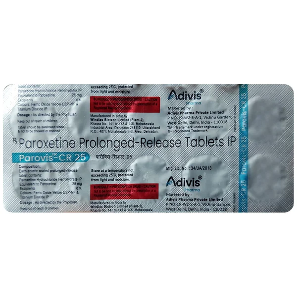 Parovis-CR 25 Tablet 10's