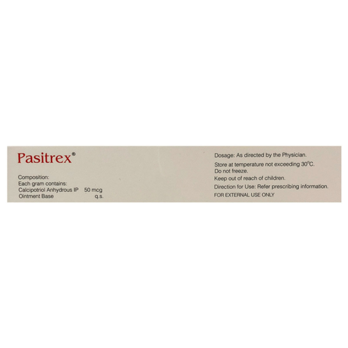 Pasitrex Ointment 15 gm, Pack of 1 Ointment Pasitrex Ointment 15 gm, Pack of 1 Ointment