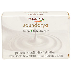 Patanjali Saundarya Cream Body Cleanser 75 gm | Removes Wrinkles | Rejuvenates & Glorifies Skin | For Soft, Beautiful Skin, Pack of 1 Patanjali Saundarya Cream Body Cleanser 75 gm | Removes Wrinkles | Rejuvenates & Glorifies Skin | For Soft, Beautiful Skin, Pack of 1