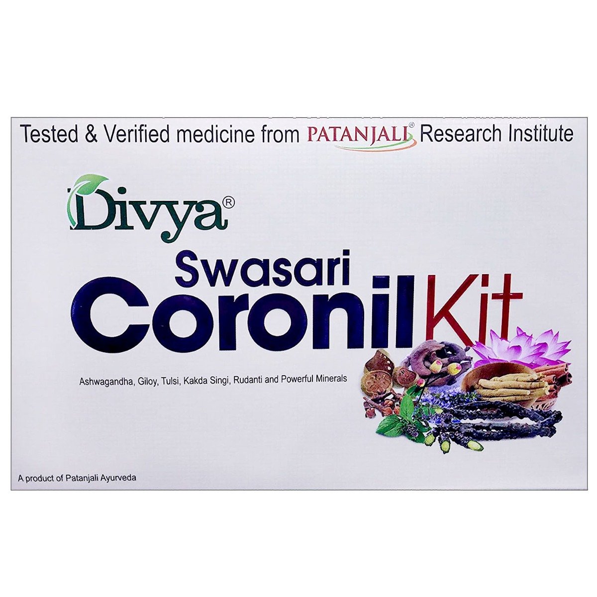 Patanjali Coronil Kit (Coronil + Swasari + Anu Taila), 1 Count, Pack of 1 Patanjali Coronil Kit (Coronil + Swasari + Anu Taila), 1 Count, Pack of 1