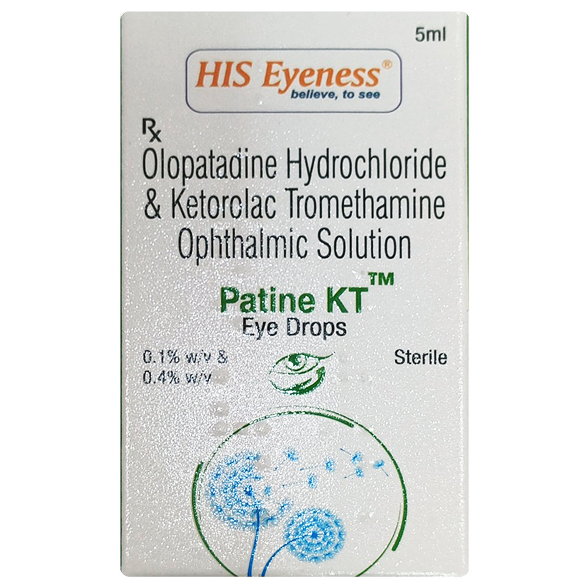 Patine KT Eye Drops 5 ml Patine KT Eye Drops 5 ml