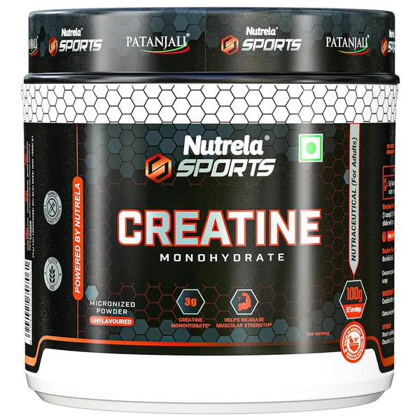 Patanjali Nutrela Sports Creatine Monohydrate Powder, 100 gm
