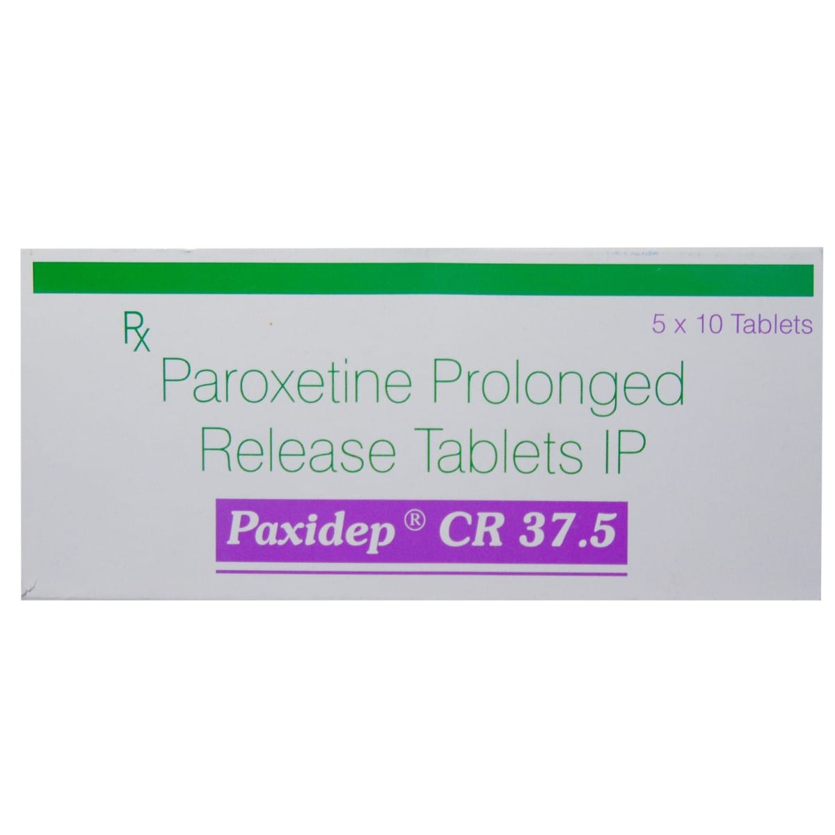 Paxidep CR 37.5 Tablet 10's, Pack of 10 TABLETS Paxidep CR 37.5 Tablet 10's, Pack of 10 TABLETS