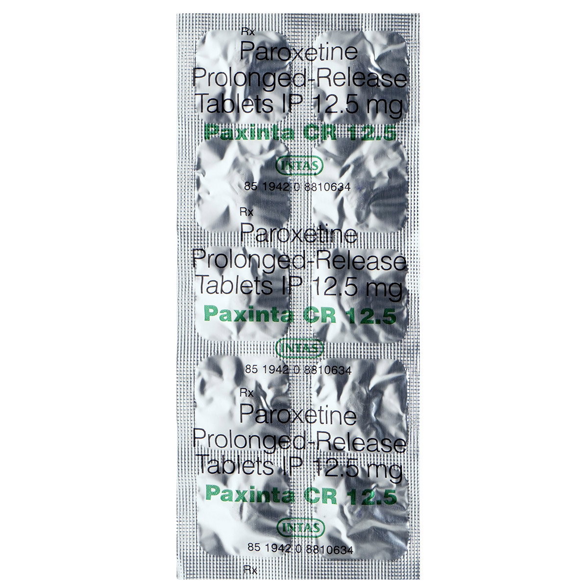 Paxinta CR 12.5 Tablet 10's, Pack of 10 TabletS Paxinta CR 12.5 Tablet 10's, Pack of 10 TabletS