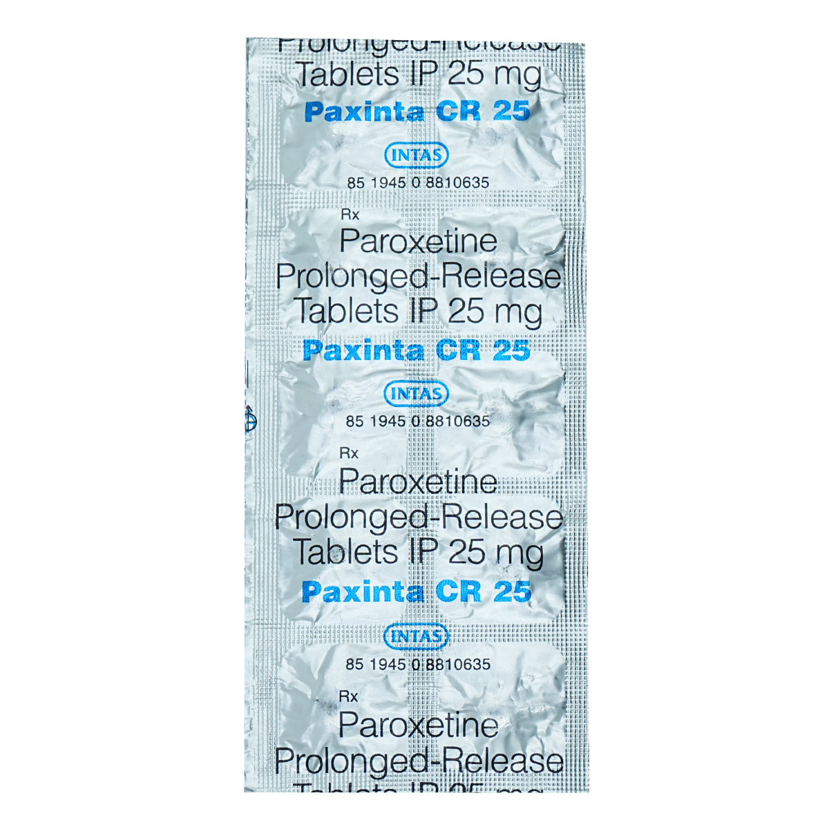 Paxinta CR 25 Tablet 10's, Pack of 10 TabletS Paxinta CR 25 Tablet 10's, Pack of 10 TabletS