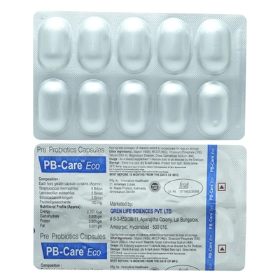 PB-Care Eco Capsule 10's, Pack of 10