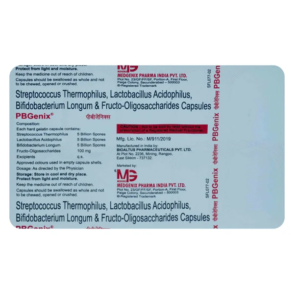 Pbgenix Capsule 10's