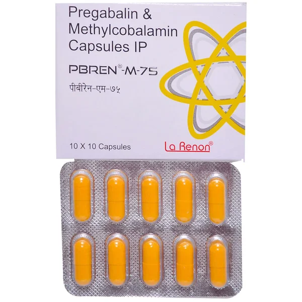 PBREN M 75 Capsule 10's, Pack of 10