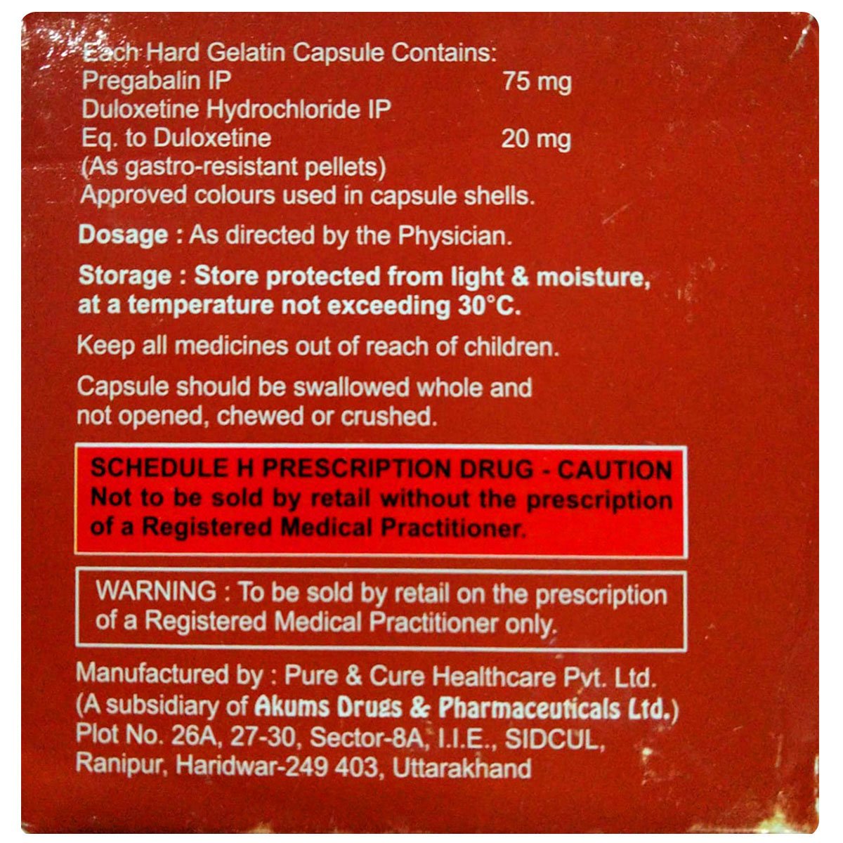 Pbren-D 75/30 Capsule 10's, Pack of 10 Pbren-D 75/30 Capsule 10's, Pack of 10