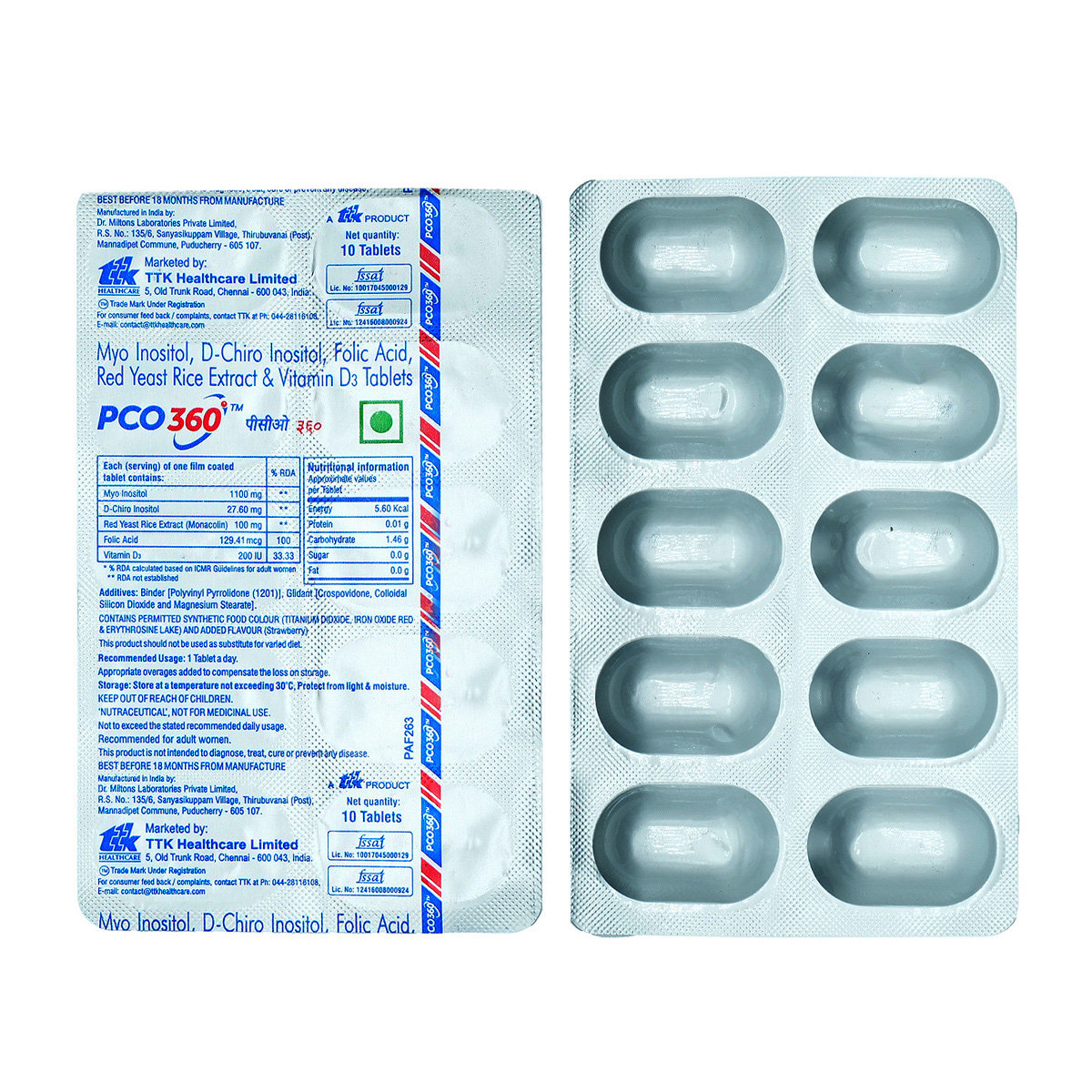 Pco 360 Tablet 10's, Pack of 10 Pco 360 Tablet 10's, Pack of 10