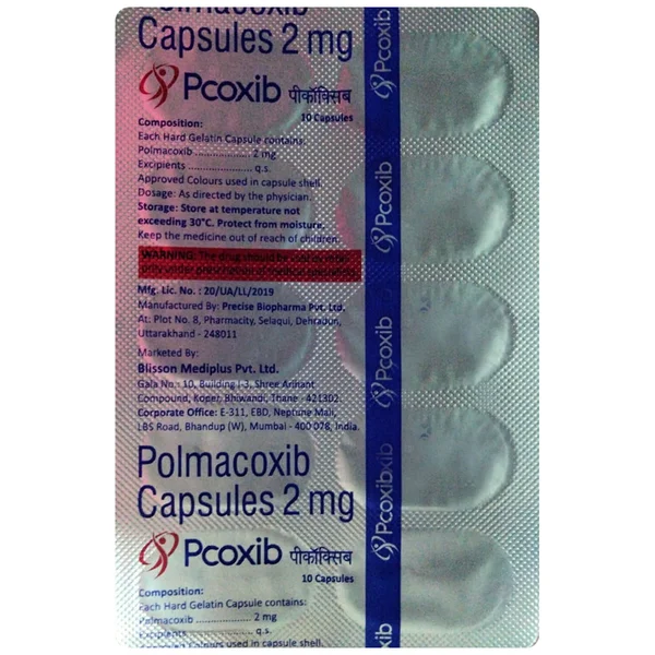 Pcoxib Capsule 10's, Pack of 10 CapsuleS
