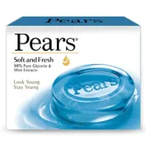 Pears Soft &amp; Fresh Soap, 125 gm, Pack of 1