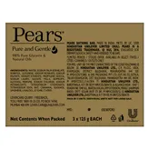 Pears Pure &amp; Gentle Soap, 375 gm (3 x 125 gm), Pack of 1