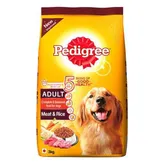 Pedigree Adult Dog Food With Meat &amp; Rice, 3 kg, Pack of 1