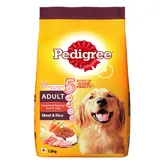 Pedigree Adult Dog Food With Meat &amp; Rice, 1.2 kg, Pack of 1