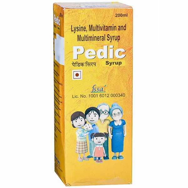 Pedic Syrup 200 ml, Pack of 1