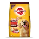 Pedigree Adult Meat &amp; Rice Dog Food, 10 Kg, Pack of 1
