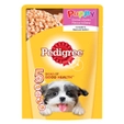 Pedigree Chicken Chunks Flavour Puppy Dog Food, 80 gm