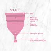 Pee Safe Reusable Menstrual Cup Small-Medium, 1 Count, Pack of 1