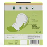 Pee Safe 100% Organic Cotton Biodegradable Regular Sanitary Pads, 10 Count, Pack of 1