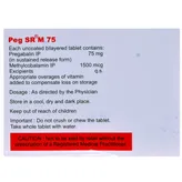 Peg SR M 75 Tablet 10's, Pack of 10 TABLETS