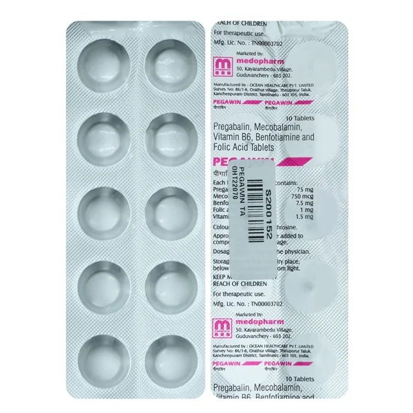 Pegawin Tablet 10's, Pack of 10