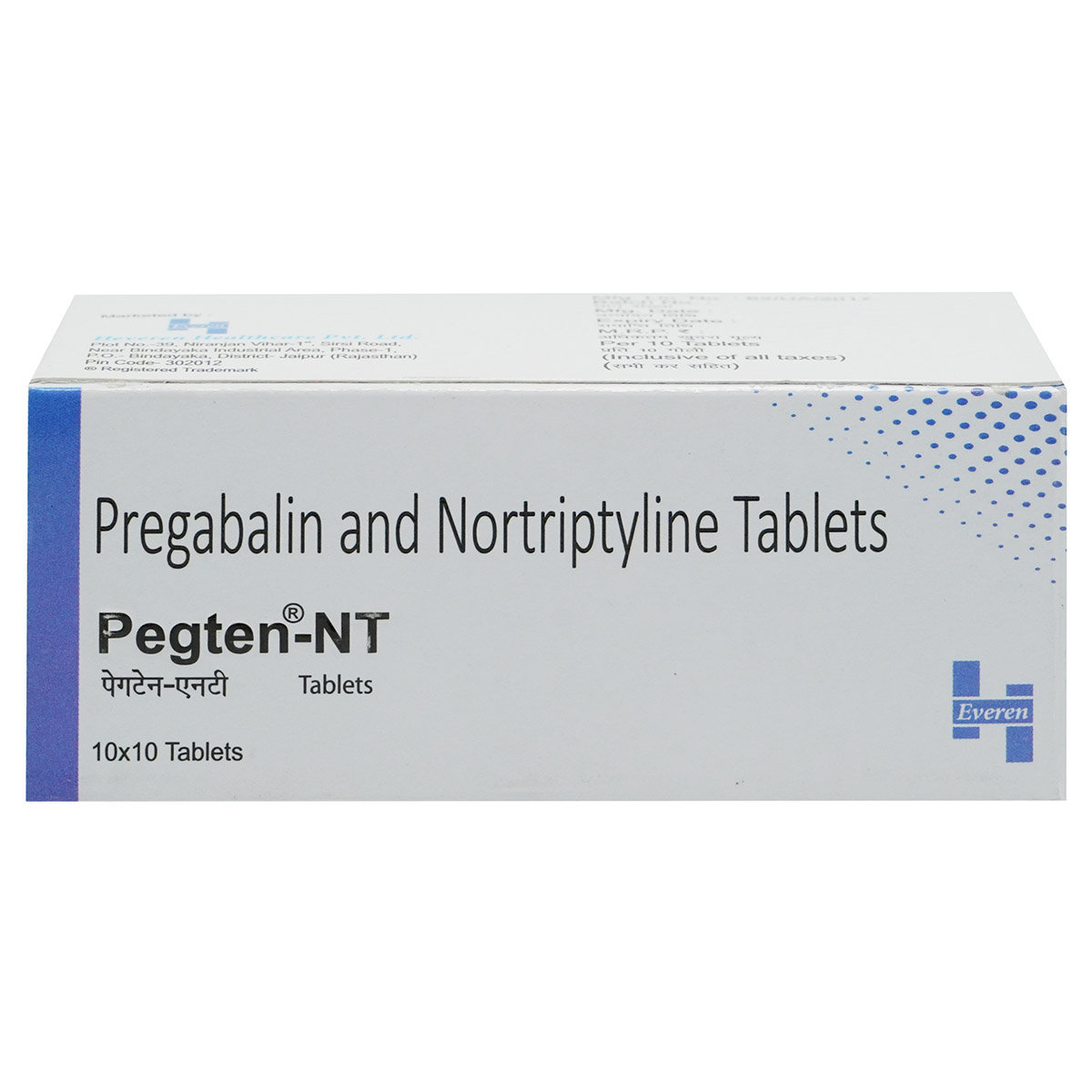 Pegten-NT Tablet 10's, Pack of 10 Pegten-NT Tablet 10's, Pack of 10