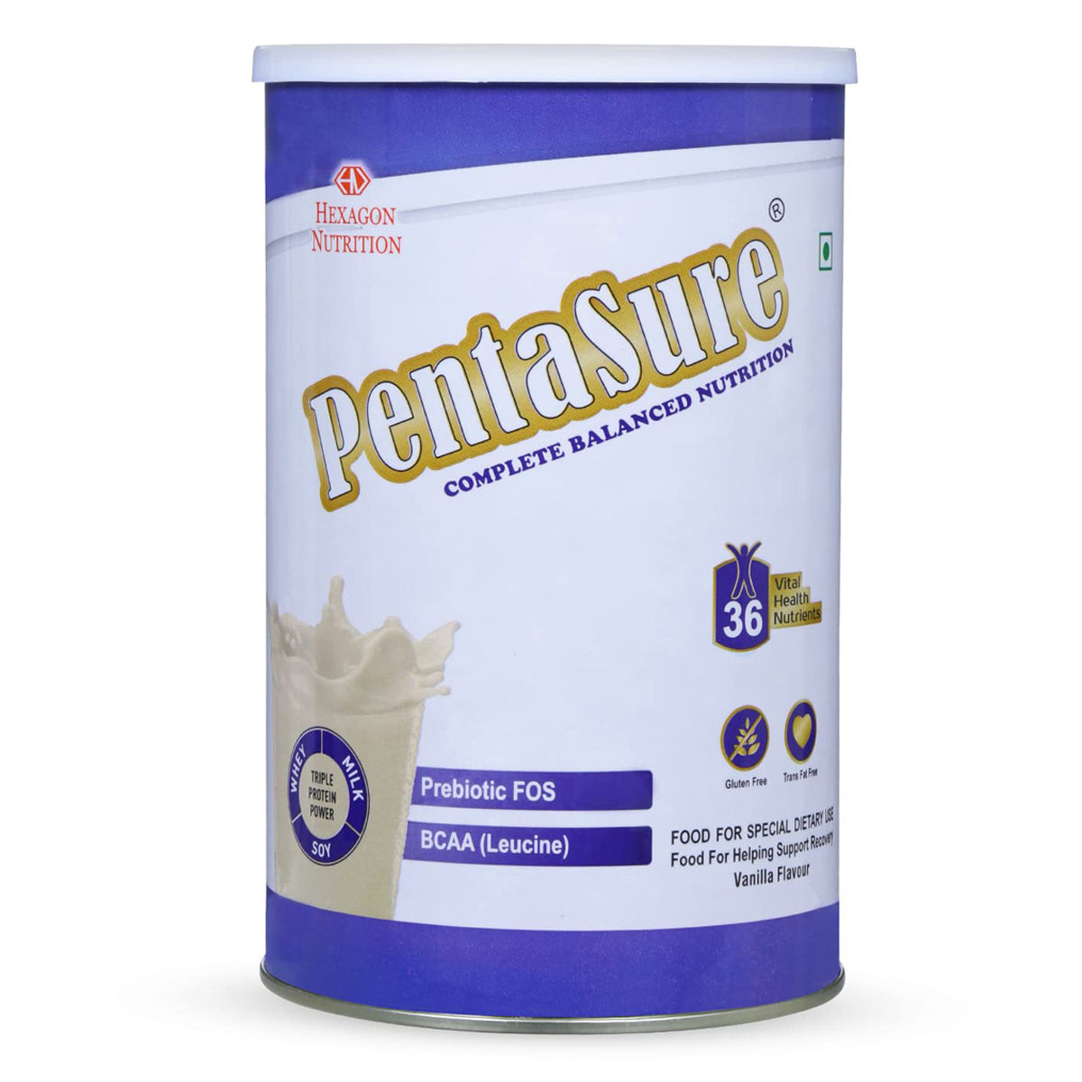Buy Pentasure Vanilla Flavour Nutritional Powder, 400 gm Tin Online