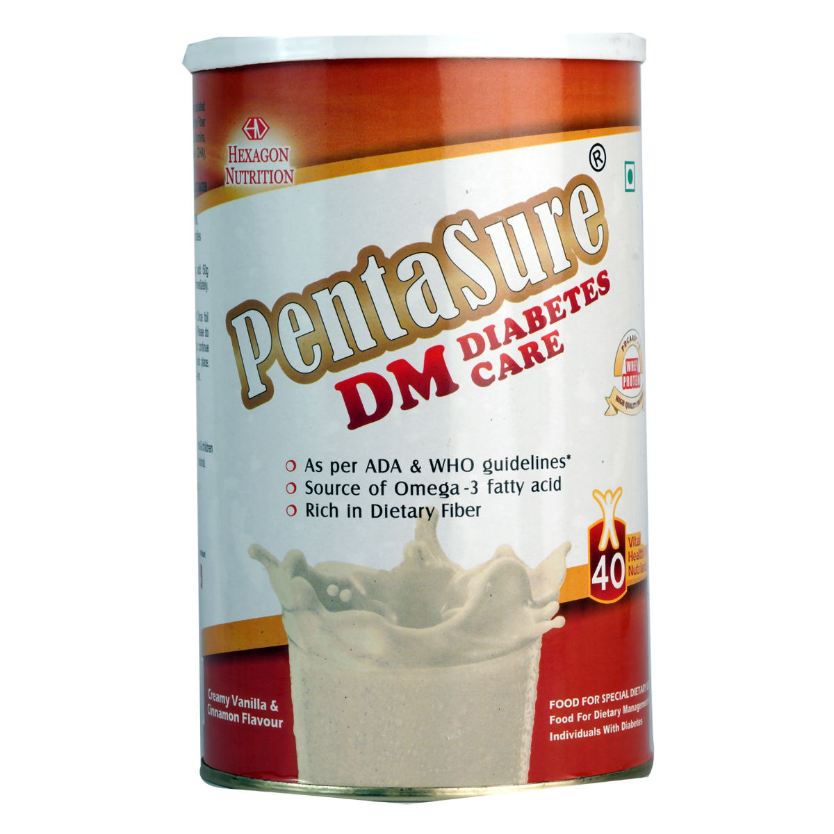 Buy Pentasure DM Diabetes Care Creamy Vanilla & Cinnamon Flavour Powder, 400 gm Online